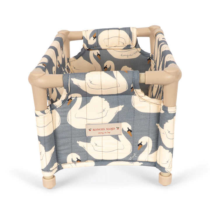 Konges Slojd – Doll Travel Bed – Swan - Mabel & Fox