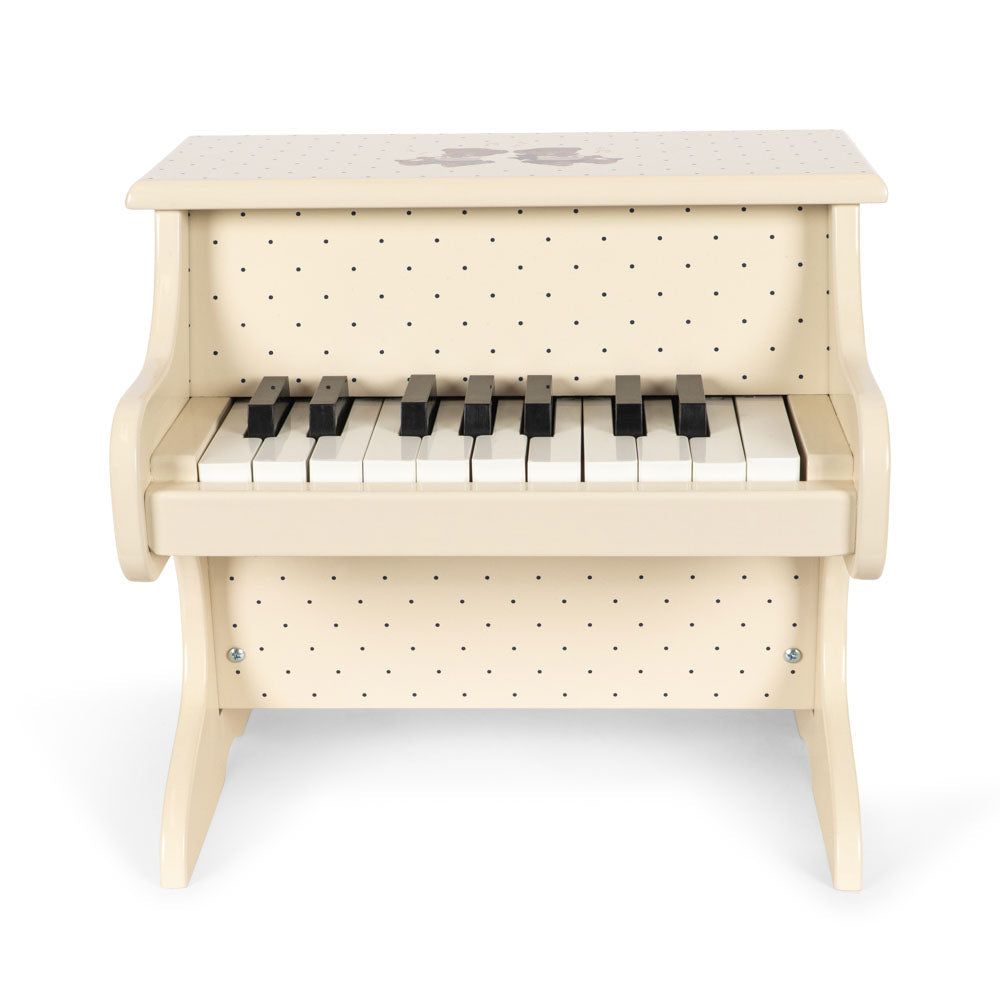 Konges Slojd – Wooden Piano – Teddy Bear - Mabel & Fox