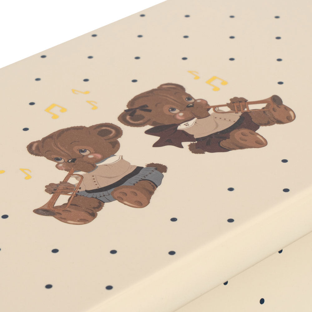 Konges Slojd – Wooden Piano – Teddy Bear - Mabel & Fox