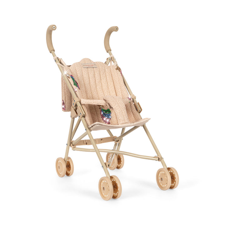 Konges Slojd – Tulle Doll Stroller – Rainbow Star - Mabel & Fox