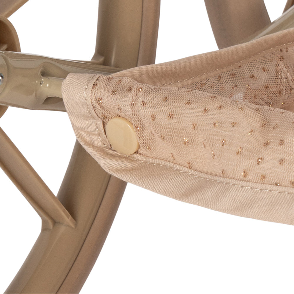Konges Slojd – Minnie Tulle Doll Pram – Rainbow Star - Mabel & Fox