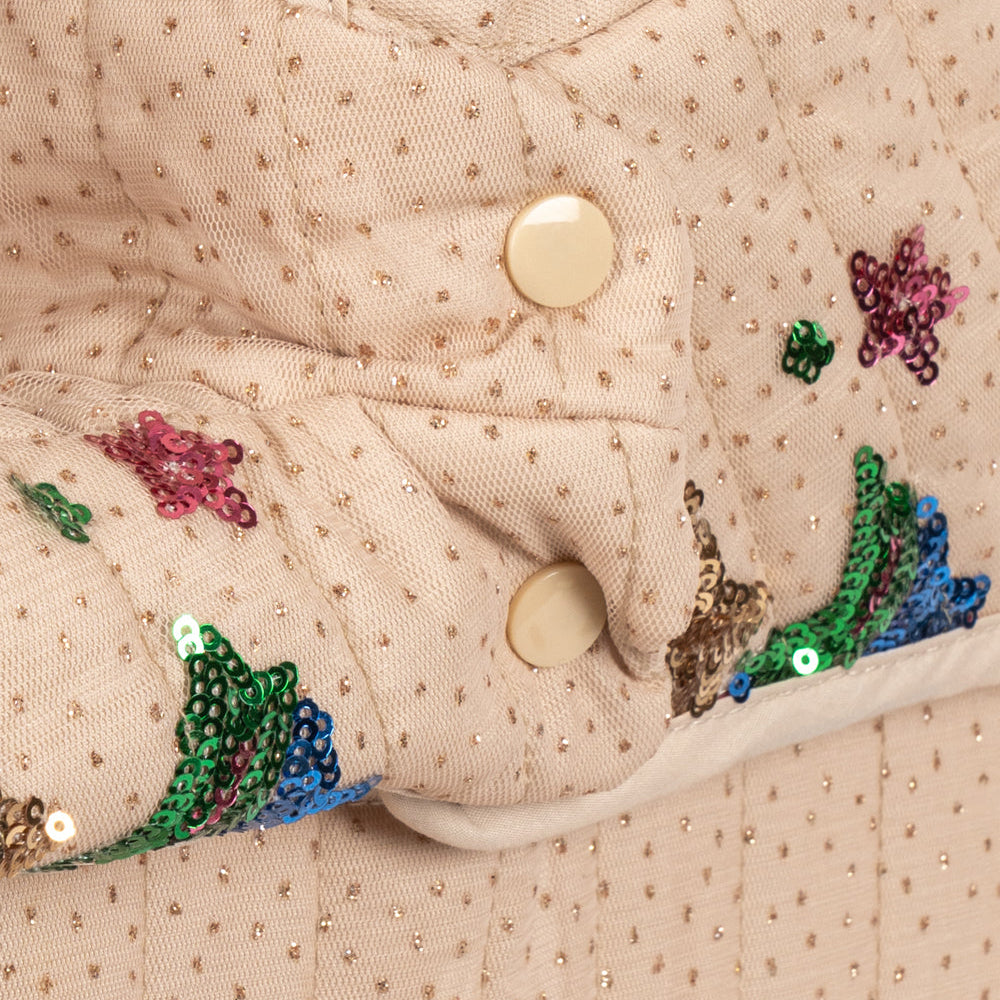 Konges Slojd – Minnie Tulle Doll Pram – Rainbow Star - Mabel & Fox