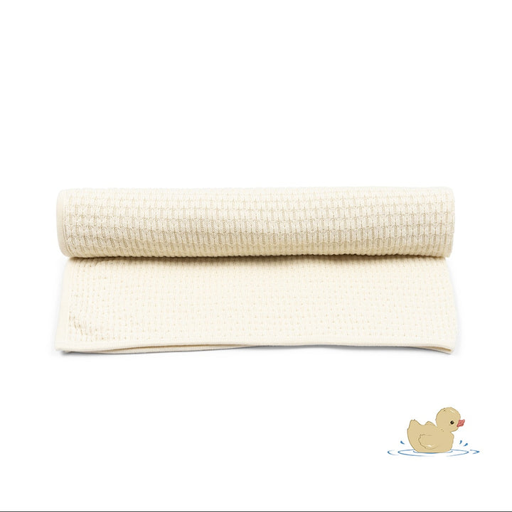 Konges Slojd – Fanga Fontana - Venti Pointelle Blanket GOTS – Antique White