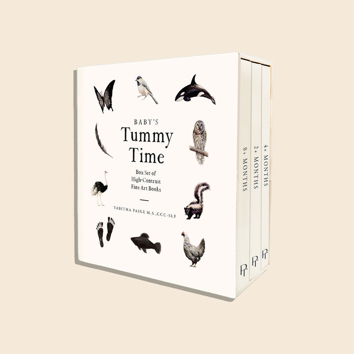 Paige Tate & Co. – Book Box Set – Baby’s Tummy Time Book Set - Mabel & Fox