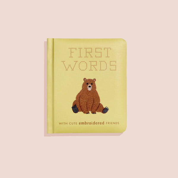 Paige Tate & Co. – Book – First Words with Cute Embroidered Friends - Mabel & Fox