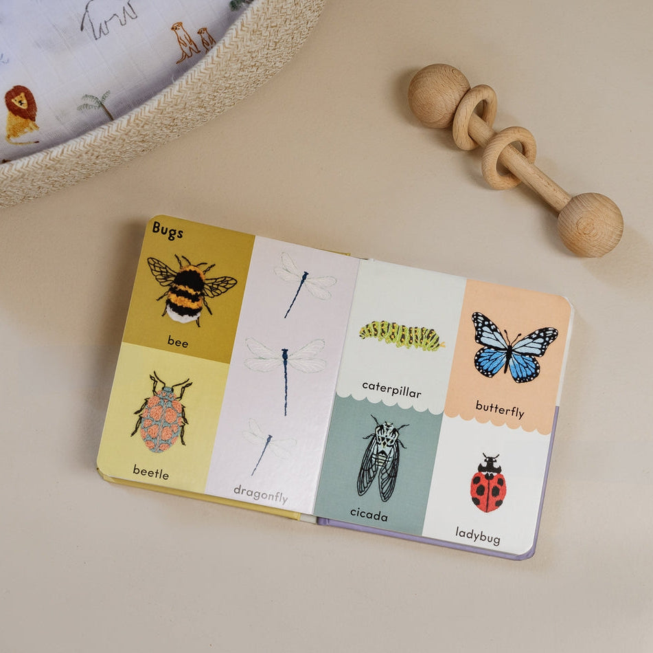 Paige Tate & Co. – Book – First Words with Cute Embroidered Friends - Mabel & Fox