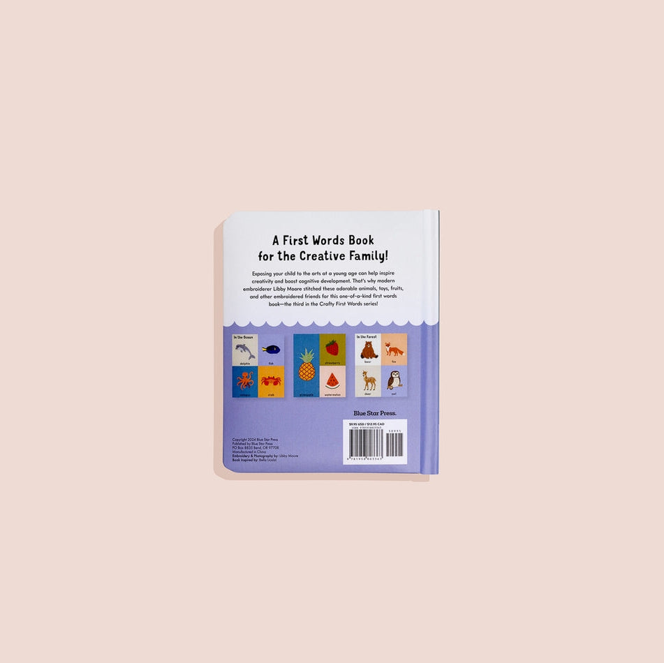 Paige Tate & Co. – Book – First Words with Cute Embroidered Friends - Mabel & Fox
