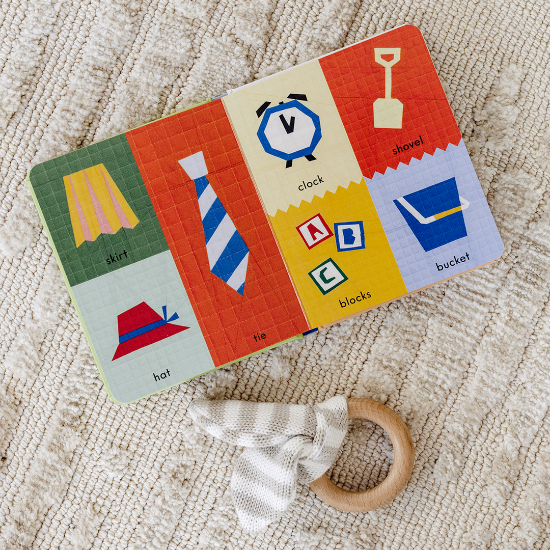 Paige Tate & Co. – Book – First Words with Cute Quilted Friends - Mabel & Fox