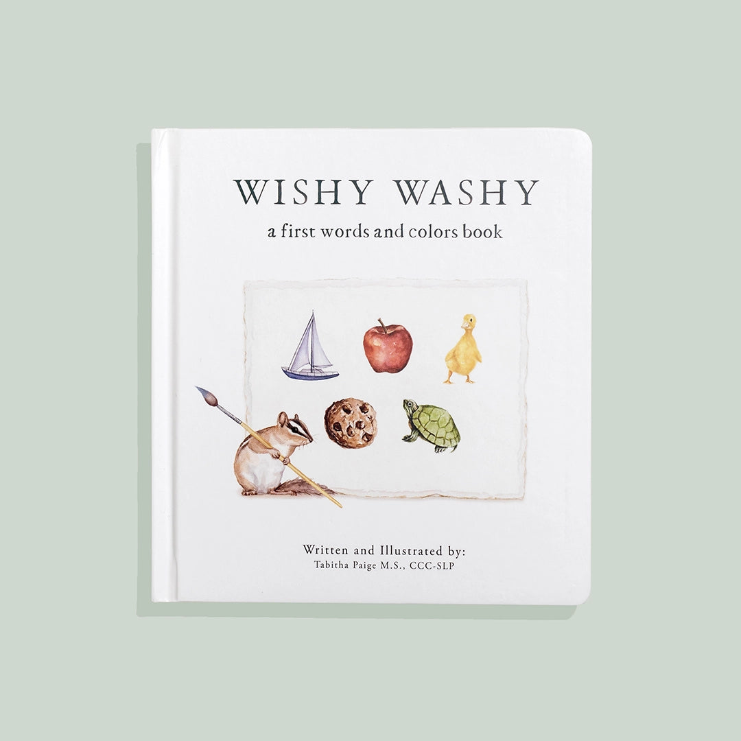 Paige Tate & Co. - Wishy Washy: A Board Book of First Words and Colours - Mabel & Fox