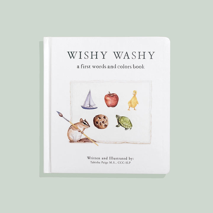Paige Tate & Co. - Wishy Washy: A Board Book of First Words and Colours - Mabel & Fox