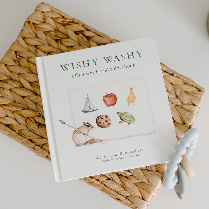 Paige Tate & Co. - Wishy Washy: A Board Book of First Words and Colours - Mabel & Fox