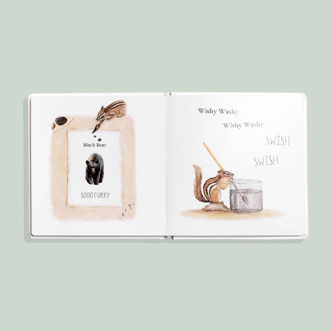 Paige Tate & Co. - Wishy Washy: A Board Book of First Words and Colours - Mabel & Fox