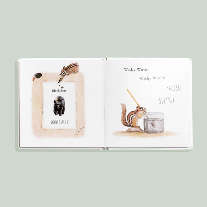 Paige Tate & Co. - Wishy Washy: A Board Book of First Words and Colours - Mabel & Fox