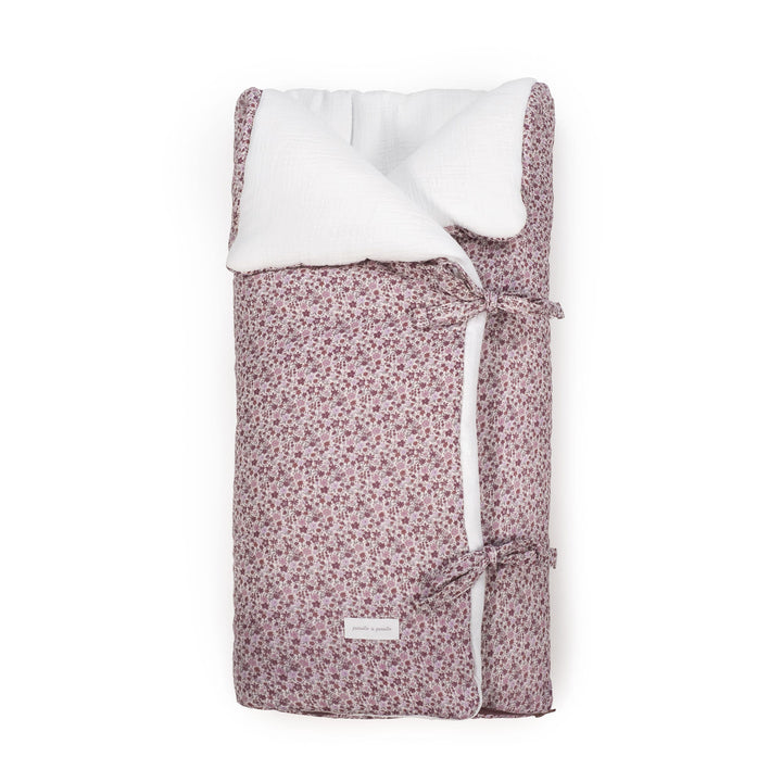 Pasito a Pasito - Baby Nest / Blanket- Cherry Flowers - Mabel & Fox