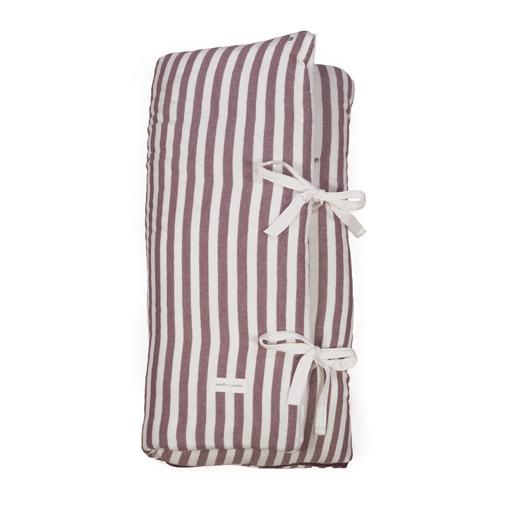 Pasito a Pasito - Baby Nest / Blanket - Cherry Stripes - Mabel & Fox