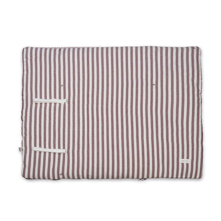 Pasito a Pasito - Baby Nest / Blanket - Cherry Stripes - Mabel & Fox