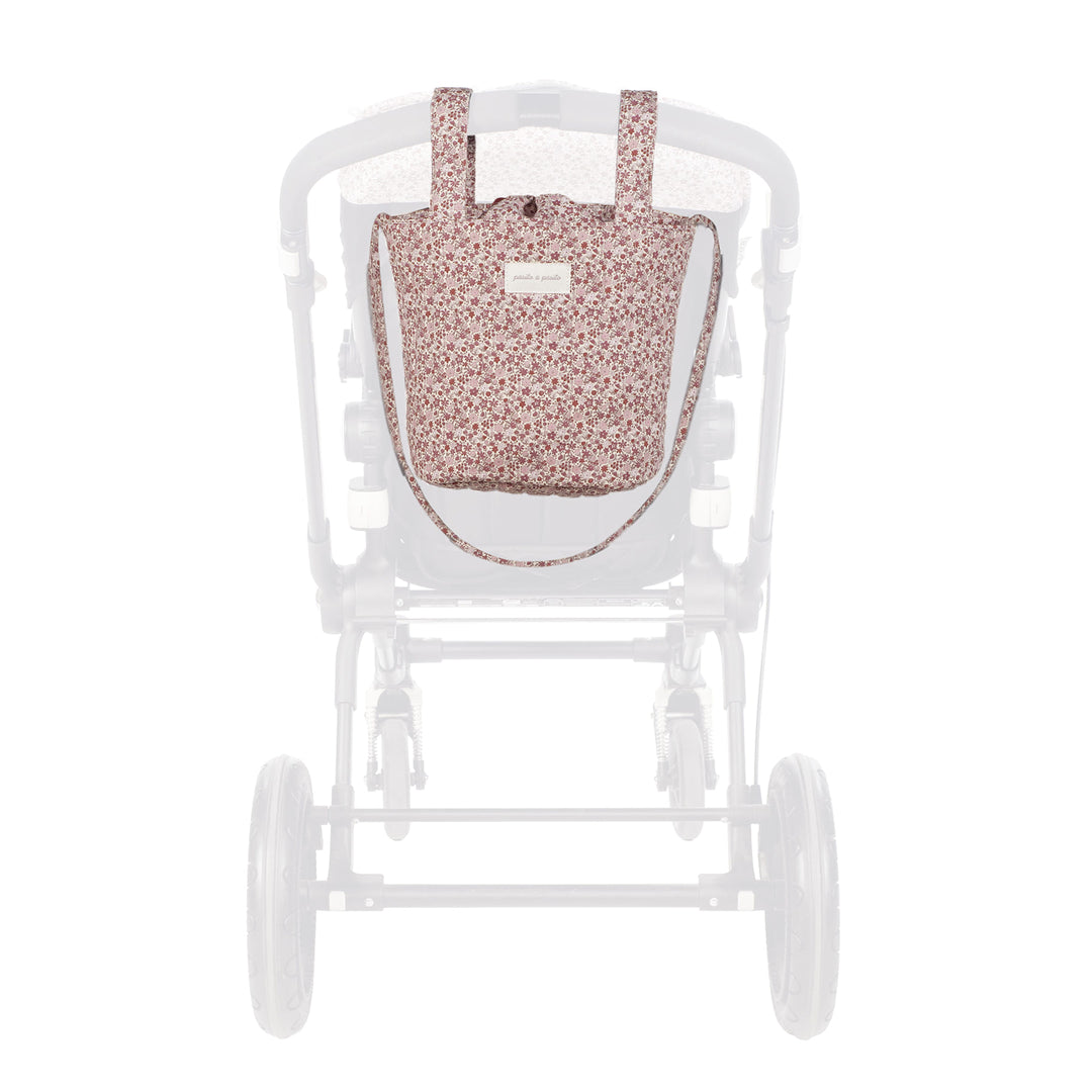 Pasito a Pasito - Bucket Bag - Cherry Flowers - Mabel & Fox