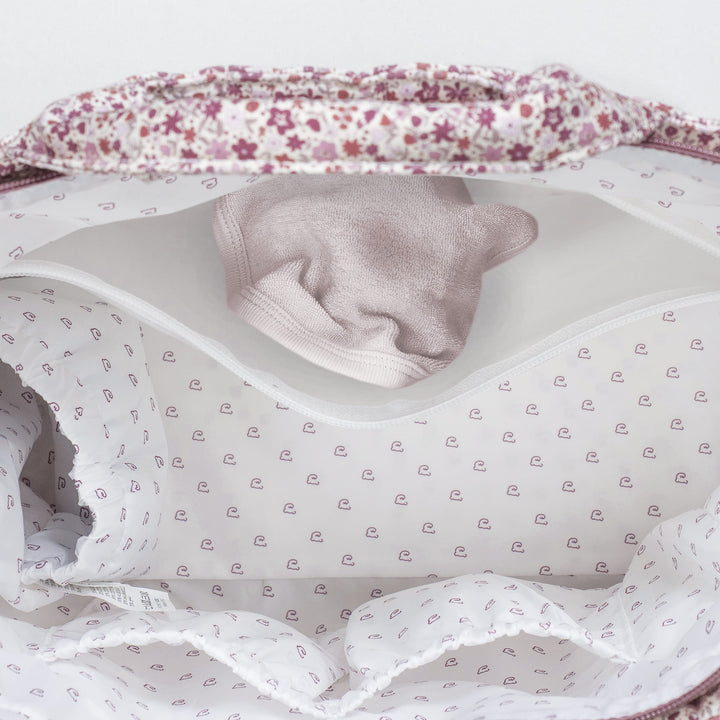 Pasito a Pasito - Changing Bag - Cherry Flowers - Mabel & Fox