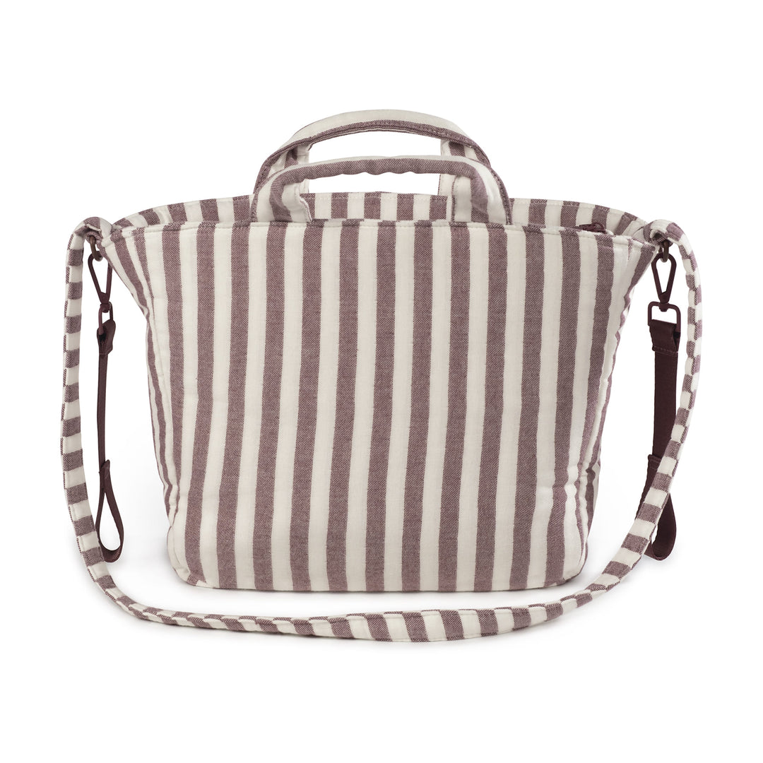 Pasito a Pasito - Changing Bag - Cherry Strips - Mabel & Fox