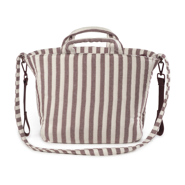 Pasito a Pasito - Changing Bag - Cherry Strips - Mabel & Fox