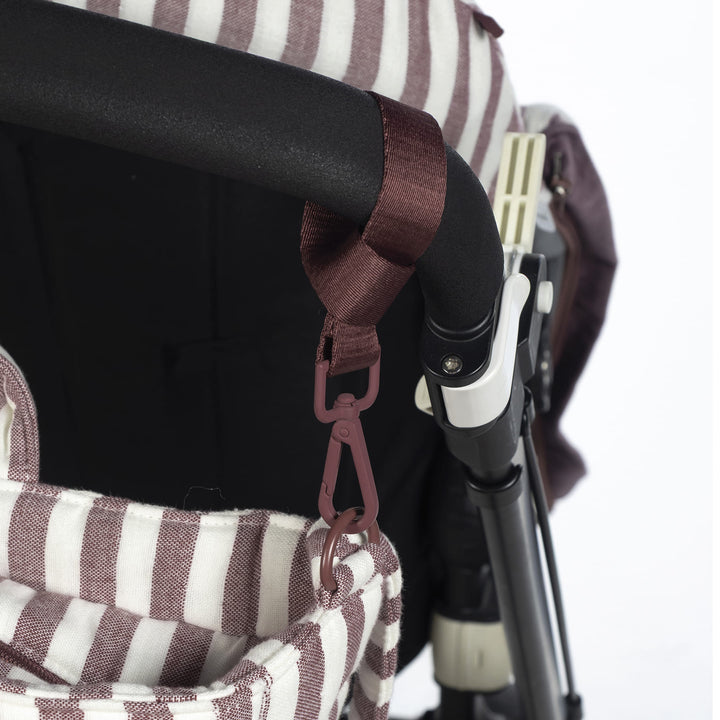 Pasito a Pasito - Changing Bag - Cherry Strips - Mabel & Fox
