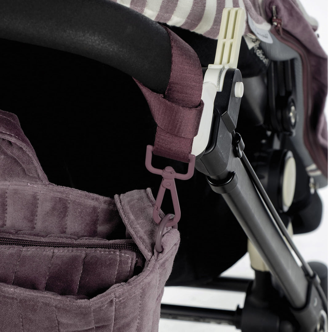 Pasito a Pasito - Changing Bag - Cherry Velvet - Mabel & Fox