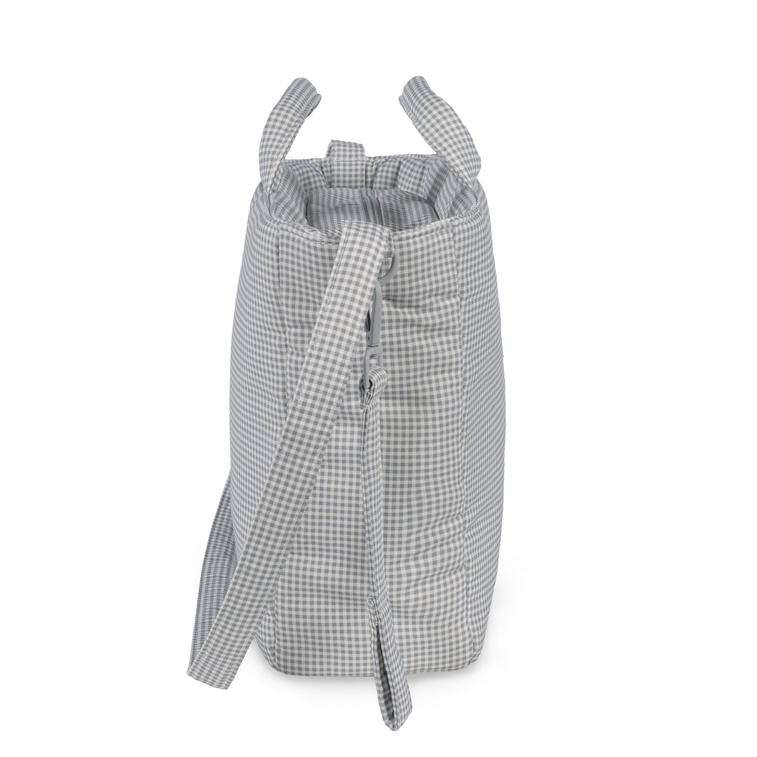 Pasito a Pasito - Changing Bag - Little Bloom Vichy Grey - Mabel & Fox