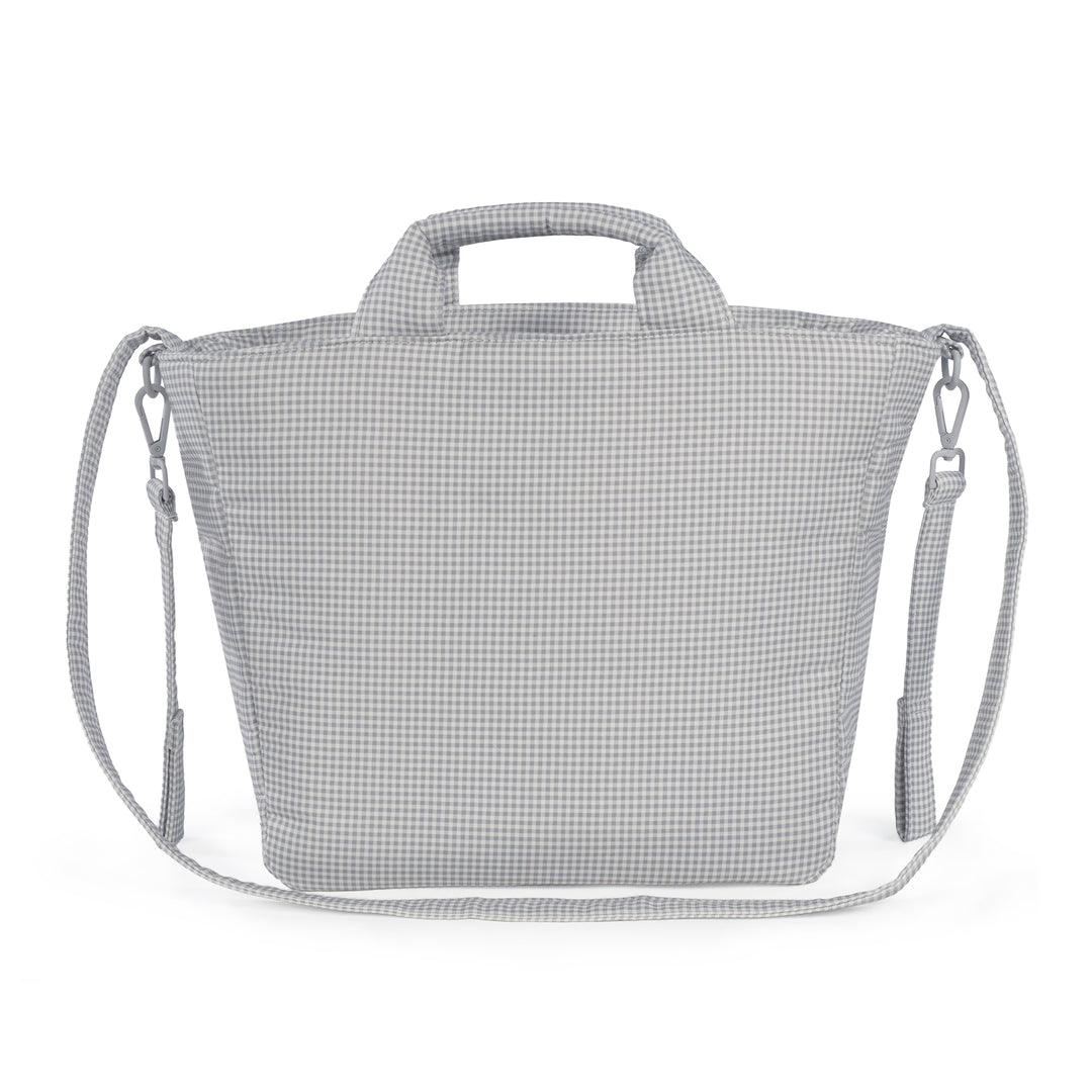 Pasito a Pasito - Changing Bag - Little Bloom Vichy Grey - Mabel & Fox