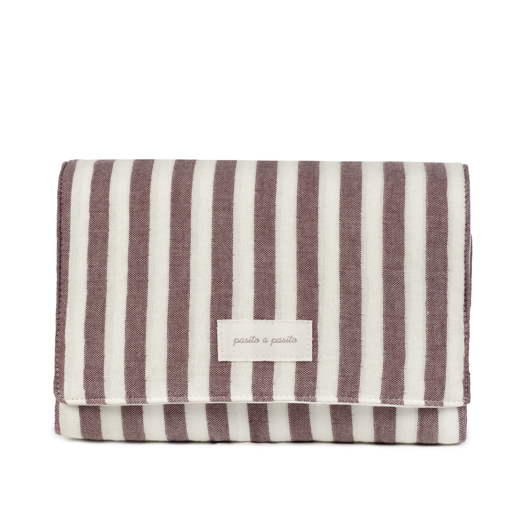 Pasito a Pasito - Changing Mat - Cherry Stripes - Mabel & Fox