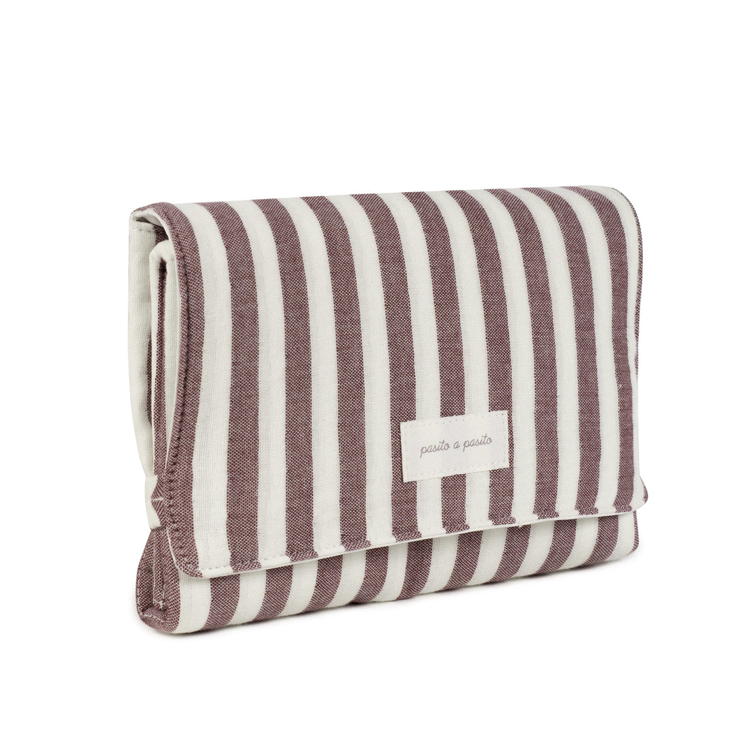 Pasito a Pasito - Changing Mat - Cherry Stripes - Mabel & Fox