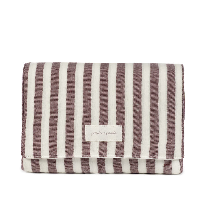 Pasito a Pasito - Changing Mat - Cherry Stripes - Mabel & Fox
