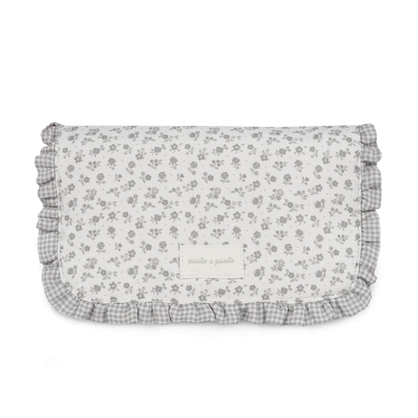 Pasito a Pasito - Changing Mat - Little Bloom Grey Flower - Mabel & Fox