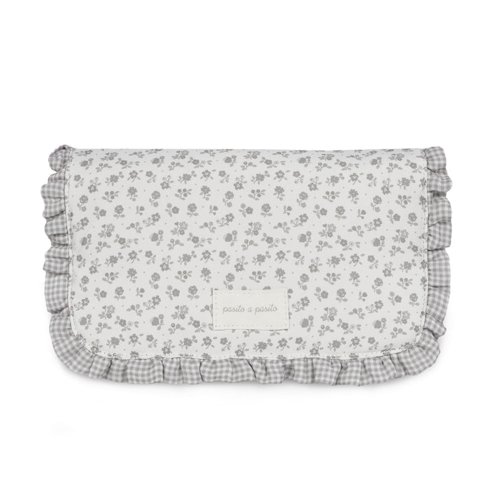 Pasito a Pasito - Changing Mat - Little Bloom Grey Flower - Mabel & Fox