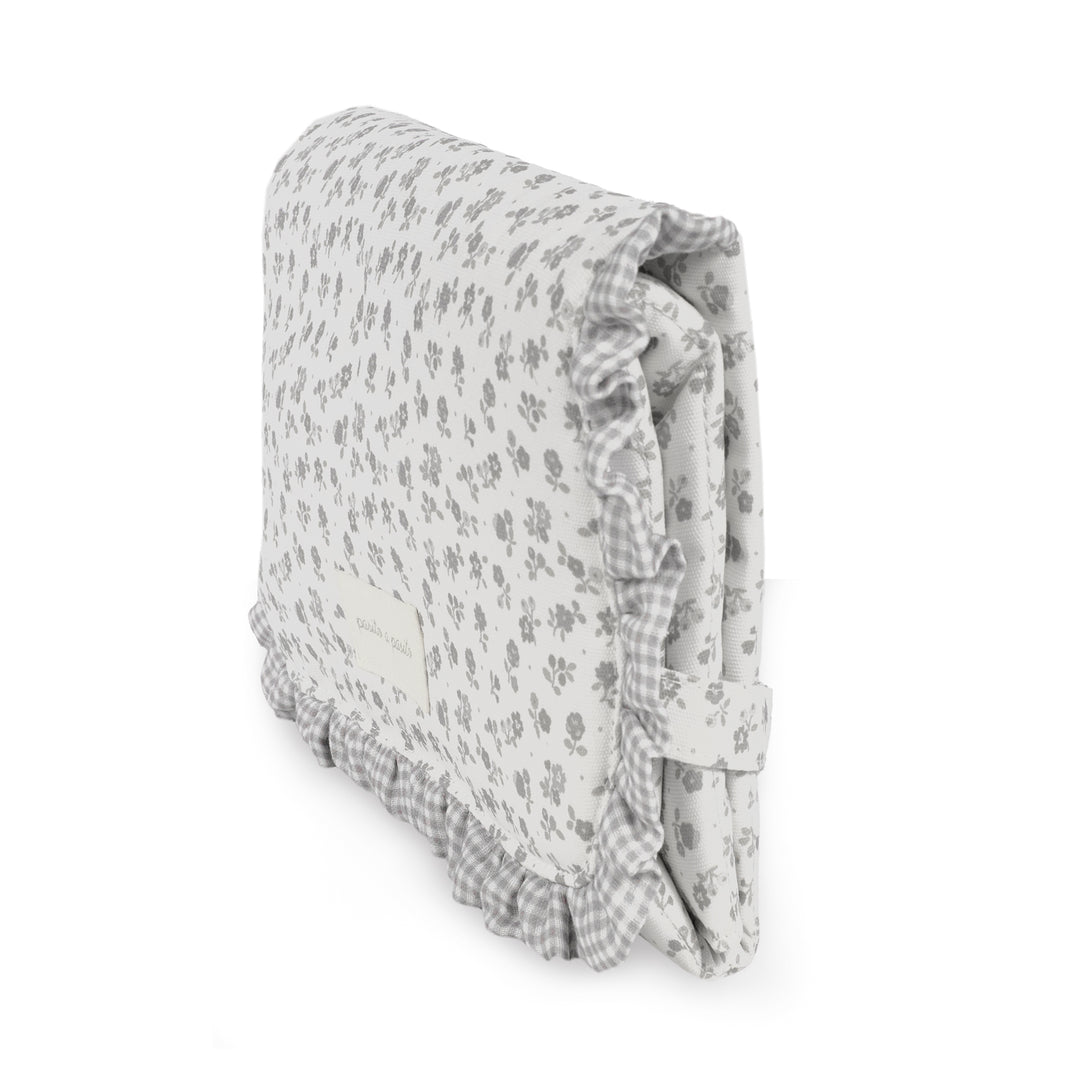 Pasito a Pasito - Changing Mat - Little Bloom Grey Flower - Mabel & Fox