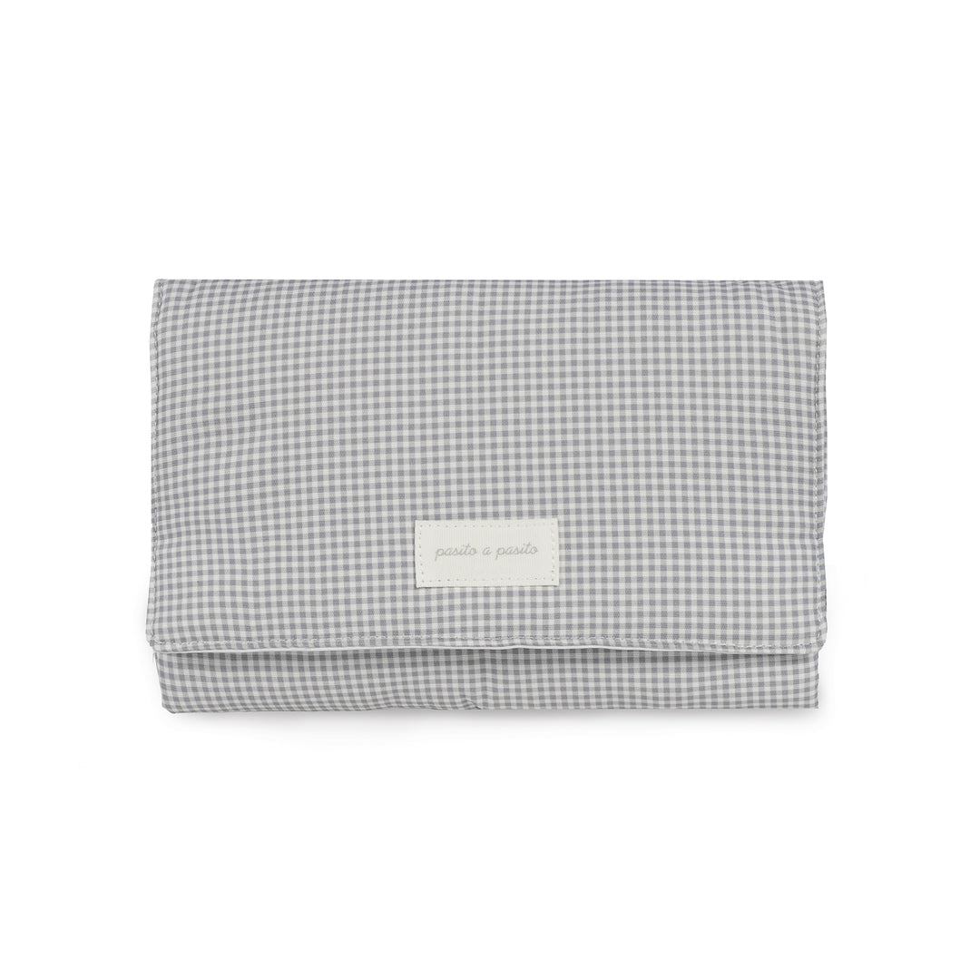 Pasito a Pasito - Changing Mat - Little Bloom Vichy Grey - Mabel & Fox