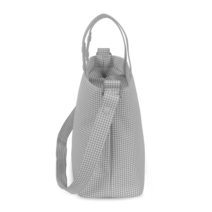 Pasito a Pasito - Crossbody Bag - Little Bloom Vichy Grey - Mabel & Fox