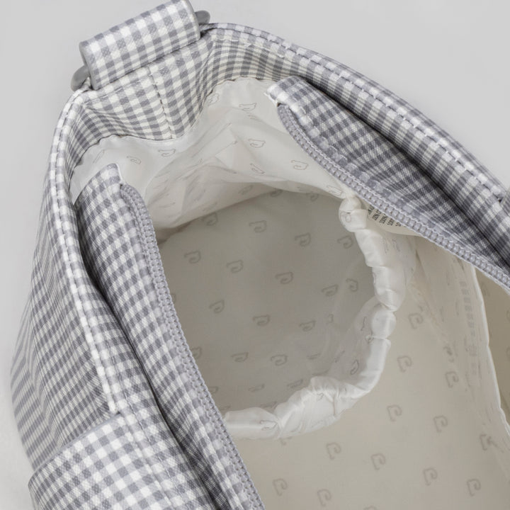 Pasito a Pasito - Crossbody Bag - Little Bloom Vichy Grey - Mabel & Fox
