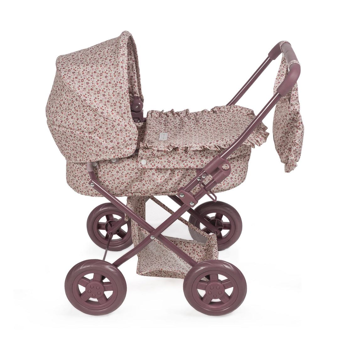 Pasito a Pasito - Doll Pram - Cherry Flowers - Mabel & Fox