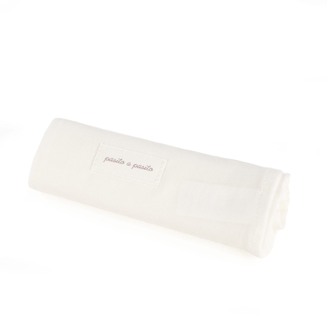 Pasito a Pasito - Muslin Square Set - Cherry Stripes (2 Pack) - Mabel & Fox