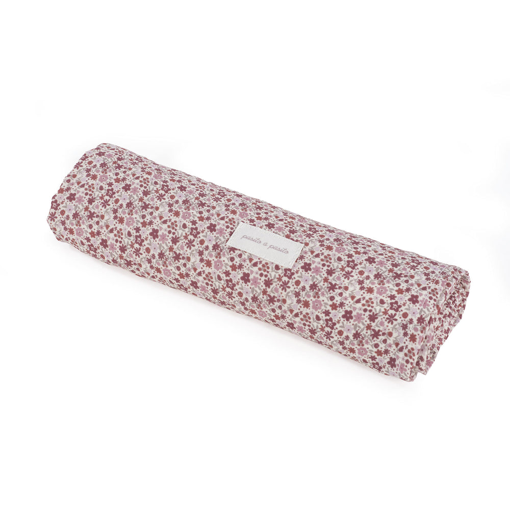 Pasito a Pasito - Muslin Square - Cherry Flowers - Mabel & Fox