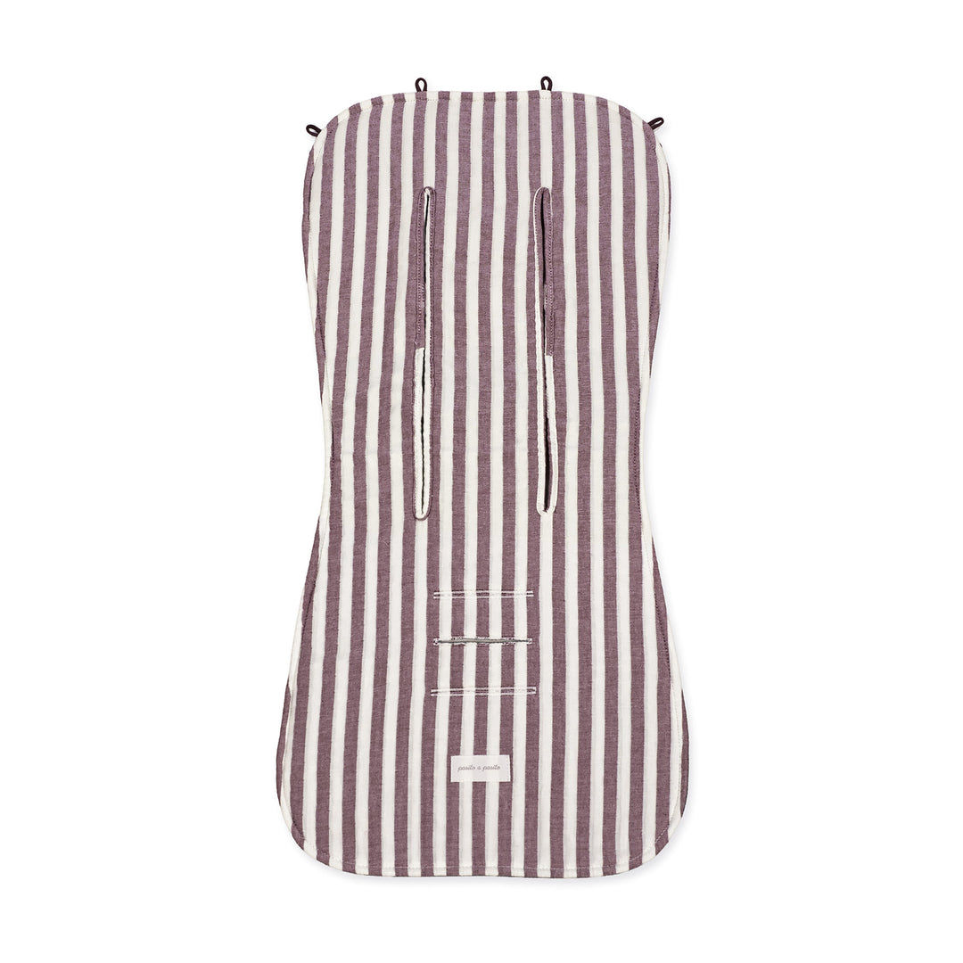 Pasito a Pasito - Seat Liner - Cherry Stripes - Mabel & Fox