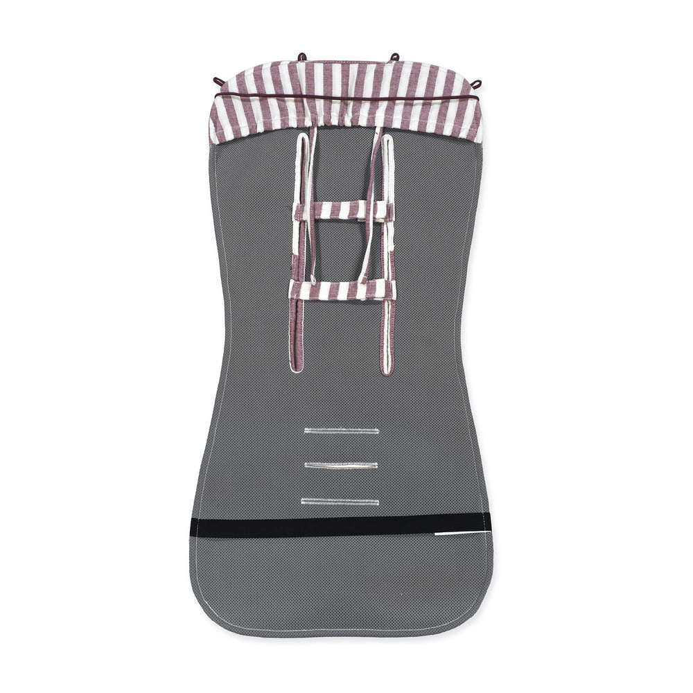Pasito a Pasito - Seat Liner - Cherry Stripes - Mabel & Fox
