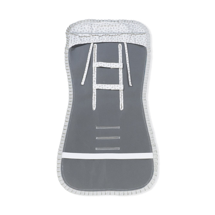 Pasito a Pasito - Seat Liner - Little Bloom Flowers Grey - Mabel & Fox