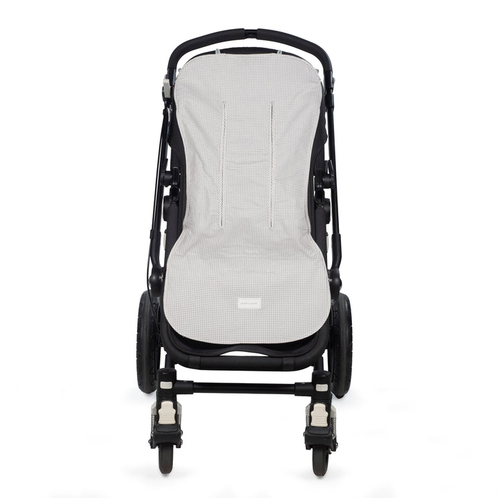 Pasito a Pasito - Seat Liner - Little Bloom Vichy Grey - Mabel & Fox