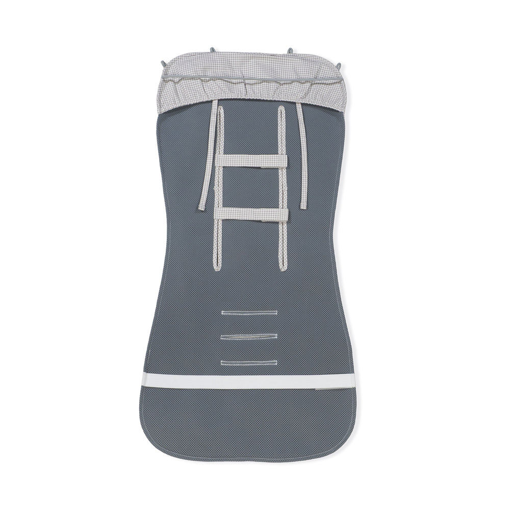 Pasito a Pasito - Seat Liner - Little Bloom Vichy Grey - Mabel & Fox