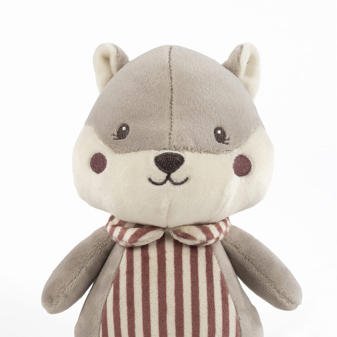 Pasito a Pasito - Soft Toy - Cherry Stripe Squirrel - Mabel & Fox