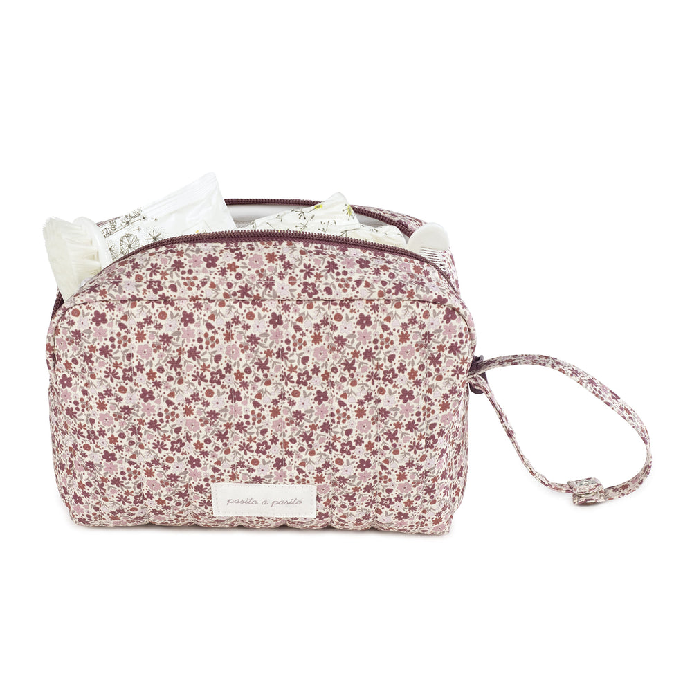 Pasito a Pasito - Toiletry Bag - Cherry Flowers - Mabel & Fox