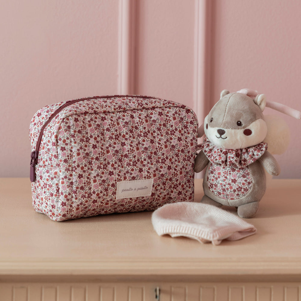 Pasito a Pasito - Toiletry Bag - Cherry Flowers - Mabel & Fox