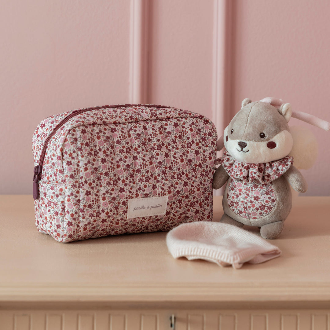 Pasito a Pasito - Toiletry Bag - Cherry Flowers - Mabel & Fox