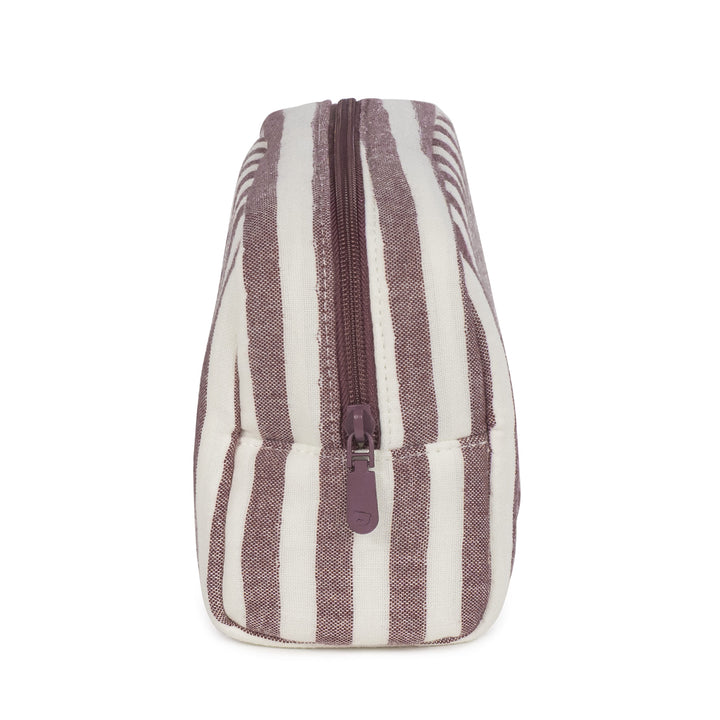 Pasito a Pasito - Toiletry Bag - Cherry Stripes - Mabel & Fox